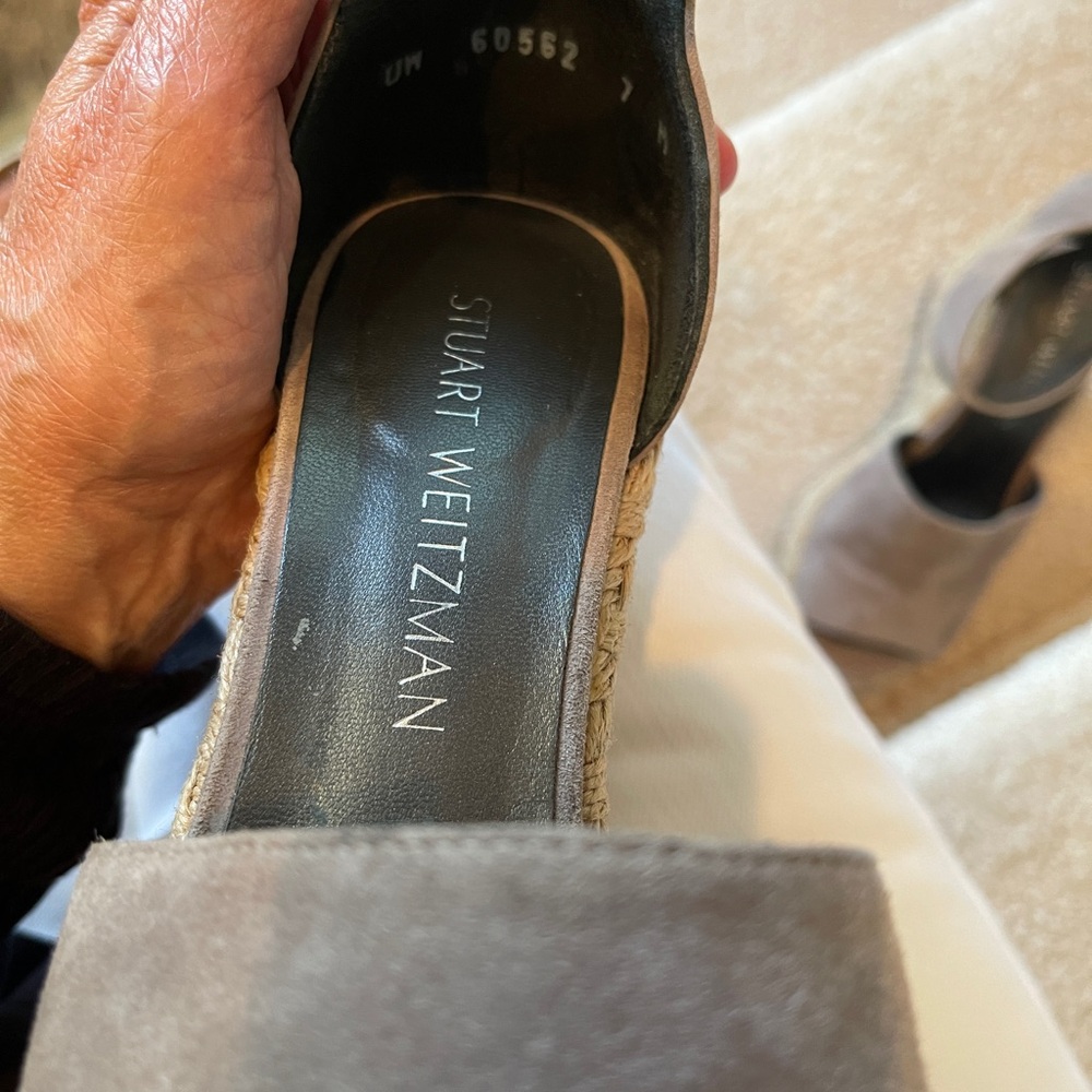 Stuart Weitzman | Taupe - Soho Jute - Picture 14 of 15